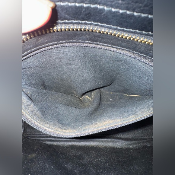 1990s Gianni Versace Couture Medallion Black leather Chain Bag - Picture 8 of 12